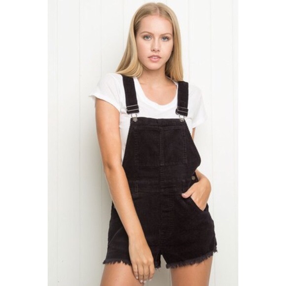 maroon corduroy overalls